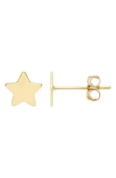 A&M | 14K Yellow Gold Star Stud Earrings,商家Nordstrom Rack,价格¥745