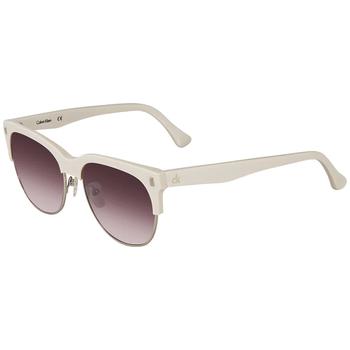 Calvin Klein | Brown Square Unisex Sunglasses CK4307SA 107商品图片,3.7折