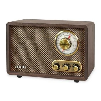 Victrola品牌, 商品Retro Wood Bluetooth FM/AM Radio with Rotary Dial, 价格¥447