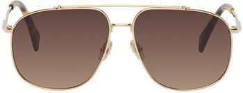 product Gold Aviator Sunglasses image