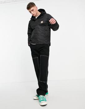 卡哈特外套, Carhartt | Carhartt WIP nimbus pullover jacket in black reflective print商品图片 8折