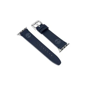 Timberland | Unisex Ashby Dark Blue Genuine Leather Universal Smart Watch Strap 20mm,商家Macy's,价格¥367