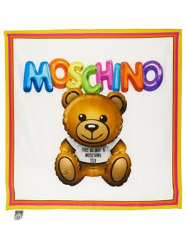 商品Moschino | Moschino Logo Teddy Bear Printed Scarf,商家Cettire,价格¥1095图片