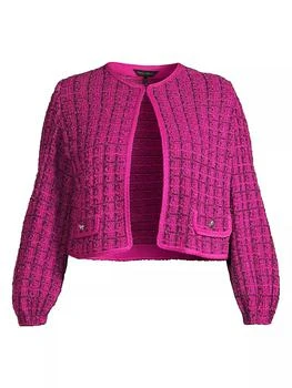 推荐Tweed Knit Check Jacket商品