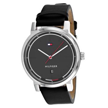 tommy hilfiger手表, Tommy Hilfiger | Thompson Quartz Grey Dial Mens Watch 1791735商品图片 8.9折