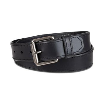 Levi's | Men's Beveled-Edge Leather Belt商品图片,5折