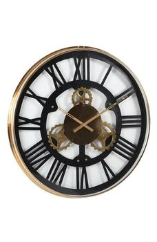 WILLOW ROW | Black Stainless Steel Gear Wall Clock,商家Nordstrom Rack,价格¥1510