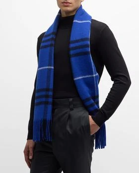 推荐Men's Wool Check Scarf商品