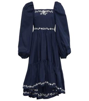 CAROLINE CONSTAS图片, CAROLINE CONSTAS | Exclusive to Mytheresa - Kaylin embroidered midi dress商品图片 