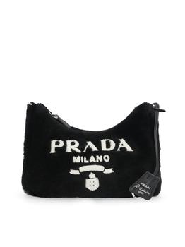 Prada | Prada Logo-Embroidered Shoulder Bag商品图片,