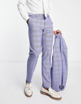 商品New Look | New Look skinny suit trouser in navy check,商家ASOS,价格¥251图片