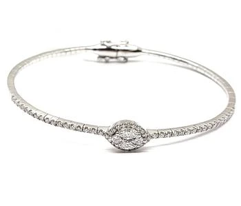 Andreoli | 18K White Gold Diamond Bangle, 0.92tcw,商家Neiman Marcus,价格¥50793