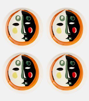 商品Serax | Feast Face 1 Extra Small set of 4 plates,商家MyTheresa,价格¥622图片
