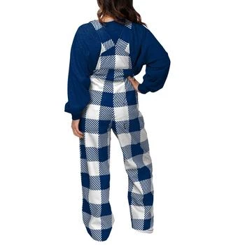 推荐Forever Collectible Cowboys Big Logo Plaid Overalls - Women's商品