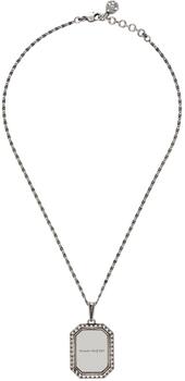Alexander McQueen | Silver Medallion Necklace商品图片,