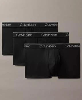 Calvin Klein | Men's 3-Pack Microfiber Stretch Low-Rise Trunk Underwear,商家Macy's,价格¥196