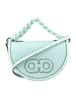 菲拉格慕女包, Salvatore Ferragamo | Salvatore Ferragamo Aura Chain-Linked Shoulder Bag商品图片 8折