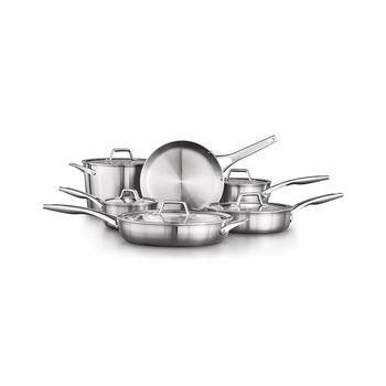 商品Calphalon | Premier Stainless Steel Cookware Set, 11 Piece,商家Macy's,价格¥2964图片