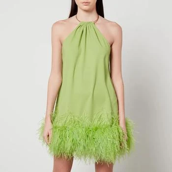 推荐Cult Gaia Reeves Crepe Feather Mini Dress商品