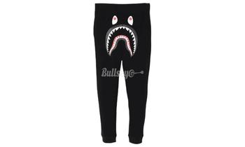 推荐BAPE Camo Shark Reversible Sweatpants Black商品