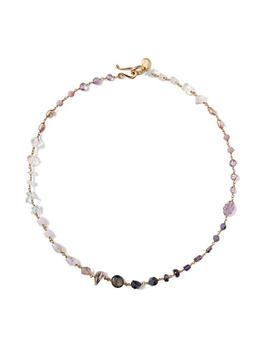 商品Chan Luu | 18K Gold-Plate & Multi-Stone Necklace,商家Saks Fifth Avenue,价格¥1253图片