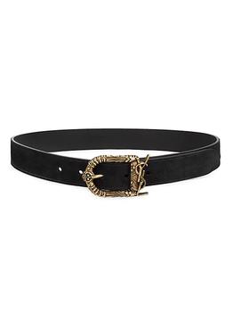 ysl皮带, Yves Saint Laurent | Leather Logo Belt商品图片 