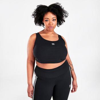 adidas plus, Adidas | Women's adidas Originals Crop Tank (Plus Size)商品图片 6折×额外6折, 满$100减$10, 满减, 额外六折