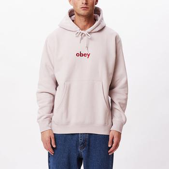 推荐Obey Lowercase Hoodie - Purple Paste商品