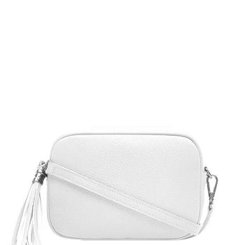 推荐White Leather Cross-Body Camera Bag商品