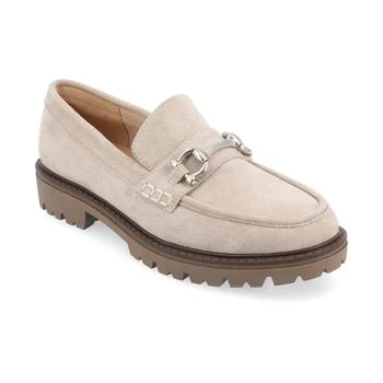 Journee Collection | Women's Jessamey Tru Comfort Foam Treaded Outsole Loafer Flats 5.9折