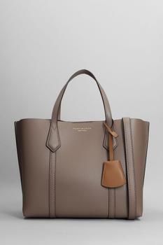 Tory Burch Perry Triple Tote In Taupe Leather product img