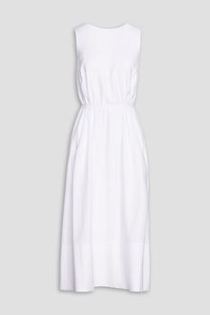 vince连衣裙, Vince | Wrap-effect twill midi dress商品图片 5.1折