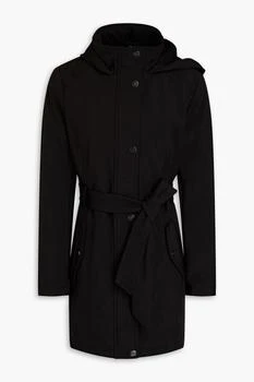 DKNY | Belted shell hooded raincoat,商家THE OUTNET US,价格¥559