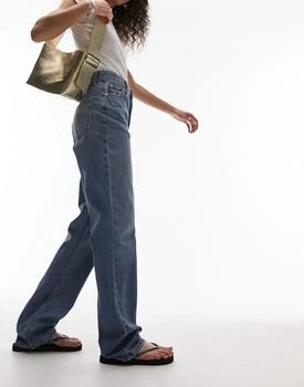 Topshop | Topshop Kort jeans in mid blue 独家减免邮费