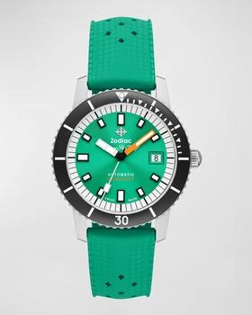 推荐Men's Super Sea Wolf Compression Automatic Rubber Watch, 40mm商品