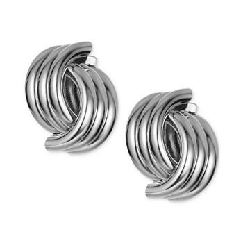 Charter Club | Silver-Tone Triple-Ring Drop Earrings, Created for Macy's商品图片,4折