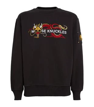 Moose Knuckles | Embroidered Dragon Sweatshirt 独家减免邮费