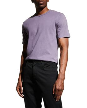 Vince | Men's Garment-Dyed Crewneck T-Shirt商品图片,5.1折