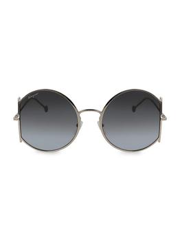 推荐Gancini 57MM Round Sunglasses商品
