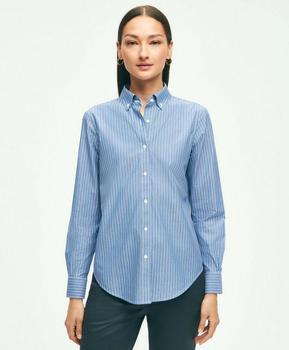 Brooks Brothers | Classic Fit Stretch Supima® Cotton Non-Iron Striped Dress Shirt商品图片,