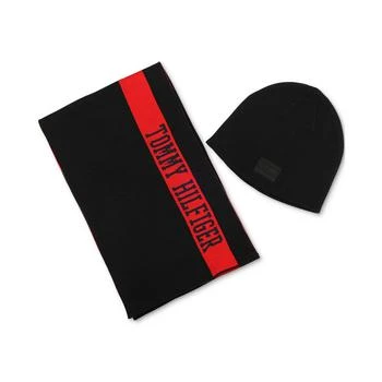 Tommy Hilfiger | Men's Embroidered Flag Beanie & Logo Scarf Set 5.9折, 独家减免邮费