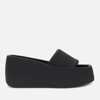 alexander wang鞋真假, Alexander Wang | Alexander Wang Women's Taji Platform Slide Sandals - Black商品图片 7折