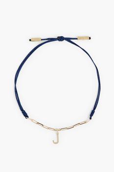 推荐14-karat gold and cord bracelet商品