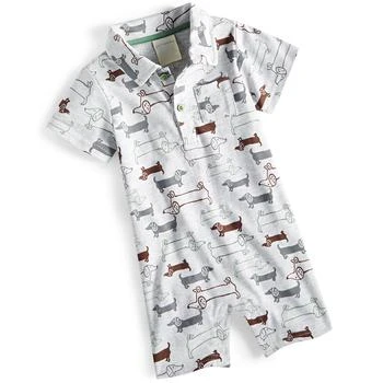 First Impressions | Baby Boys Walking Dogs Printed Sunsuit, Created for Macy's 5折, 独家减免邮费