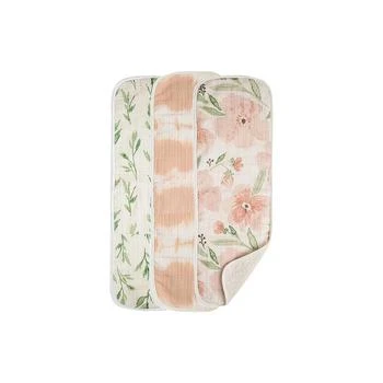 Crane Baby | Baby Girls Parker Burp Cloths, Pack of 3,商家Macy's,价格¥225