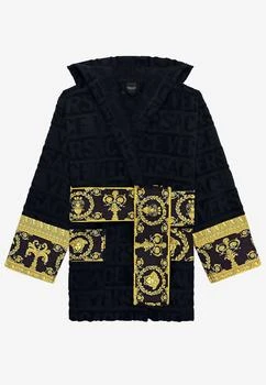 Versace | I Love Baroque Bathrobe with Hood,商家Thahab,价格¥5204