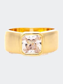 推荐Cubic Zirconia Princess Cut Band Ring商品