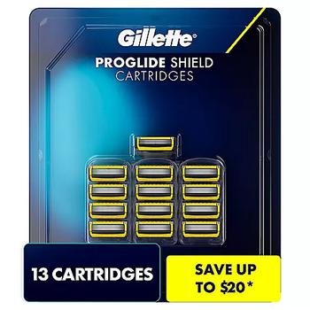 商品Gillette | Gillette ProGlide Shield Men's Cartridges (13 ct.),商家Sam's Club,价格¥349图片