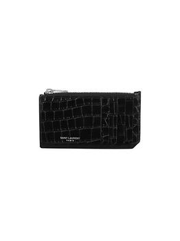 商品Yves Saint Laurent | Leather Credit Card Wallet,商家Saks Fifth Avenue,价格¥2927图片