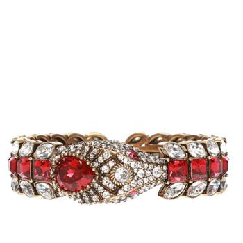 商品Gucci | Snake Motif Crystal-embellished Bracelet,商家Runway Catalog,价格¥8095图片